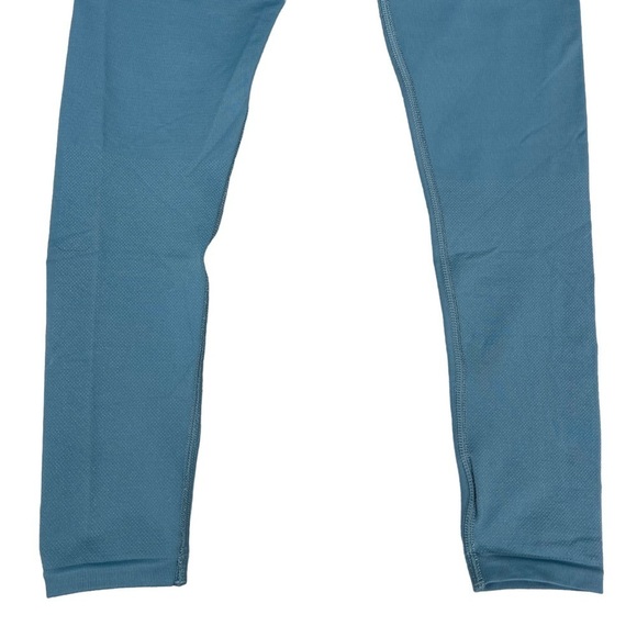 Gymshark Seamless Leggings XS Contour Breeze Tights Spell Out Logo Blue - Picture 10 of 11